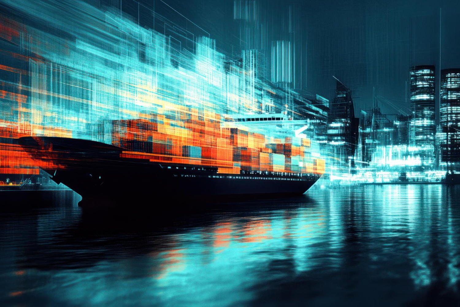 Faster Marine and Ship Building Innovation cargo ship in river