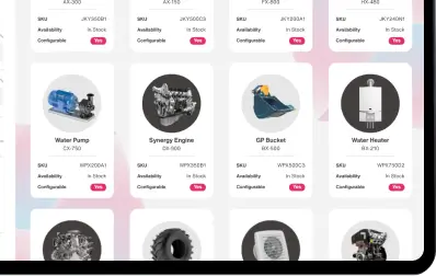 product catalog on tablet product catalog on tablet