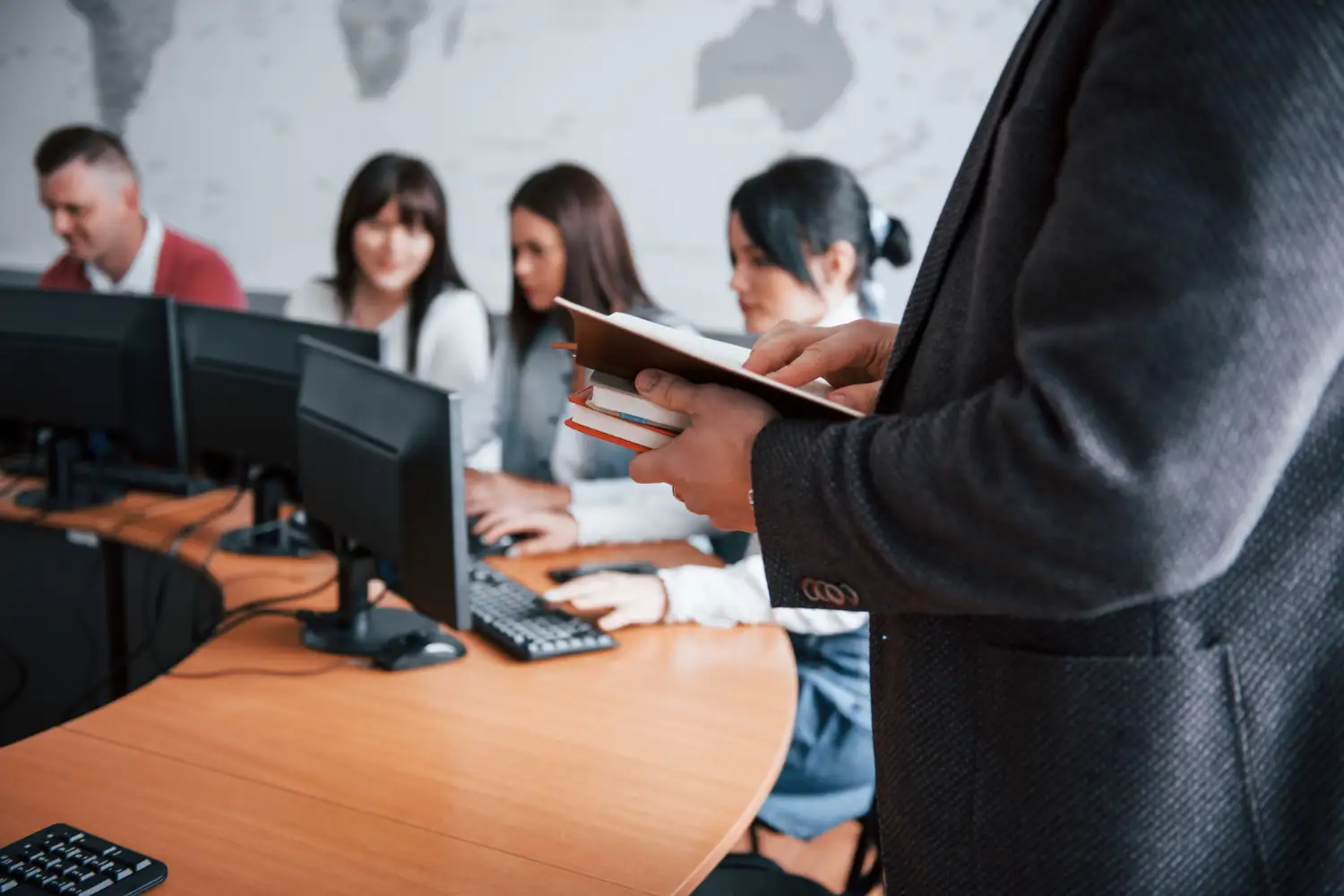 Infor CPQ Training at desk Infor CPQ Training at desk